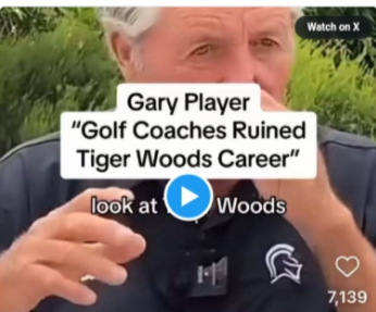 Watch: Gary Player Slam and Ruined Tiger Woods in sensational rant (!) about his career