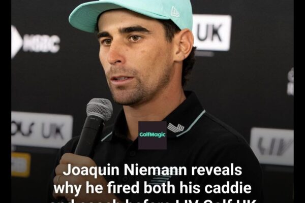 Joaquín Niemann Reveals Why He Fired Both His Caddie and Coach Before LIV Golf UK