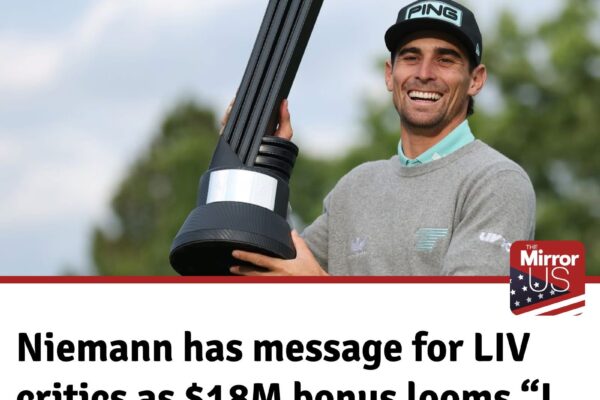 Joaquin Niemann shows true colors with message to LIV Golf critics as $18M bonus within reach