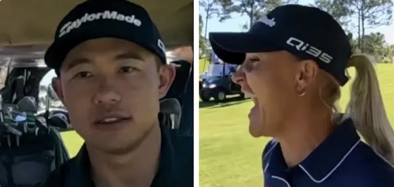 Charley Hull recently poked fun at Collin Morikawa in a lighthearted moment featured in a new YouTube video by Fore Play Golf.