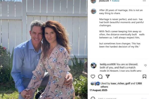 Ted Scott’s Absence at BMW Championship Sparks Divorce Speculation After Wife’s Cryptic Post